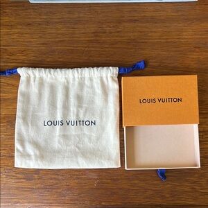 Louis Vuitton Orange Box with Cream Dust Bag